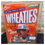 316 - SIGNED DALE EARNHARDT WHEATIES BOX 12X8" N7