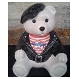 316 - HARD ROCK HOTEL BEAR FIGURINE 10X8" (N42)