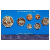 U - 1977 FRANKLIN MINT COINS OF SOLOMAN ISLANDS