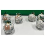 43 - NEW WMC PORCELAIN TREE ORNAMENTS (D129)