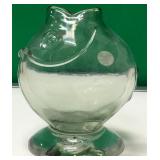 43 - NEW WMC KARMA GLASS FISH VASE (A60)