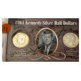 U - 1964 KENNEDY SILVER HALF DOLLARS P & D
