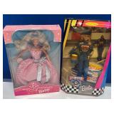 316 - BARBIE ANNIVERSARY & NASCAR DOLLS (R33)