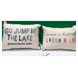 43 - NEW WMC 2 ACCENT PILLOWS (L252)