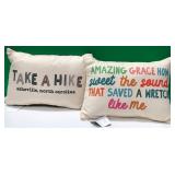 43 - NEW WMC 2 ACCENT PILLOWS (L250)