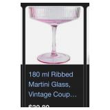 43 - NEW WMC SET OF 4 MARTINI GLASSES (G126)