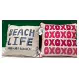 43 - NEW WMC 2 ACCENT PILLOWS (L257)