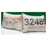 43 - NEW WMC 2 ACCENT PILLOWS (L264)