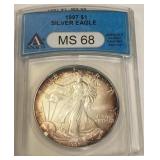 U - 1997 SILVER EAGLE MS-68