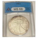 U - 1998 SILVER EAGLE MS-68