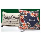 43 - NEW WMC 2 ACCENT PILLOWS (L332)