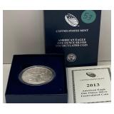 U - 2013 SILVER EAGLE UNC