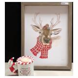 43 - NEW WMC CHRISTMAS WALL DECOR, MUG & SOCK SET