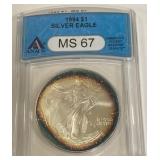 U - 1994 SILVER EAGLE MS-67