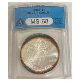 U - 1996 SILVER EAGLE MS-68