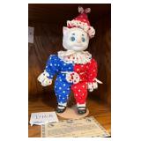 W - LTD ED PORCELAIN CAT CLOWN DOLL (D168)