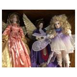 W - LOT OF 2 ANGEL DOLLS (R131)