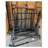 LOT OF WHEELED RACKS (G36)