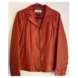 W - BRADLEY LEATHER JACKET SIZE L (C87)