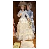 W - WEDDING DAY FINAL TOUCHES DOLLS W/ COA (D118)