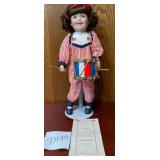 W - HAMILTON COLLECTION PEGGY DOLL W/COA (D179)