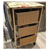 W - 3-BASKET WHEELED CART (A400)