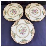 W - LOT OF 3 LIMOGES COLLECTIBLE PLATES (C123)