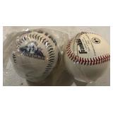 W - LOT OF 2 COLLECTIBLE BASEBALLS (R215)