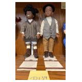 W - HAMILTON COLLECTION BUCKWHEAT & STYMIE DOLLS