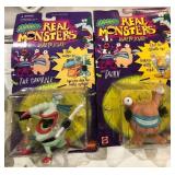 W - LOT OF REAL MONSTERS FIGURES (R200)
