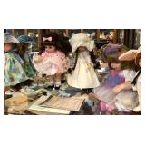 W - LOT OF COLLECTIBLE DOLLS (R67)