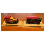 W - 2 COLLECTIBLE VINTAGE DELIVERY TRUCKS (A437)
