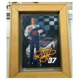 W - JEREMY MAYFIELD NASCAR DRIVER CARD FRAMED