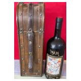 W - WINE BOX & 1 BOTTLE (G86)