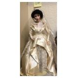 W - ELEGANT BRIDE DOLL IN SATIN GOWN