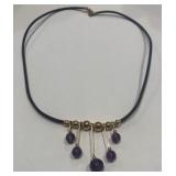 W - SILPADA AMETHYST NECKLACE 14K