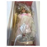 W - PINK PORCELAIN DOLL IN ORIGINAL BOX