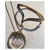 W - 2 PIECES SWAROVSKI JEWELRY (J58)