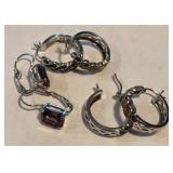 W - 3 PAIR OF EARRINGS (J154)