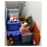 W - LARGE LOT OF CHRISTMAS DECORATIONS (C109)