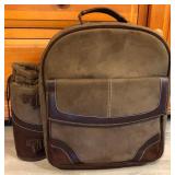 W - PICNIC AT ASCOT SUEDE PICNIC BASKET (A194)