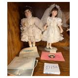 W - ANNE MARIE & MEGAN COLLECTIBLE DOLLS (D156)
