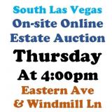 WELCOME TO OUR THUR. @4pm ONLINE PUBLIC AUCTION