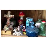 W - ASSORTED COLLECTIBLE FIGURINES AND DECOR