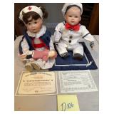 W - LOT OF 2 COLLECTIBLE DOLLS (D106)
