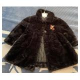 W - FAUX FUR COAT SIZE XXS (G29)