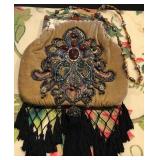 W - BEADED EVENING BAG (A405)