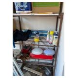 W - STORAGE SHELVING UNIT W/ CONTENTS (G95)