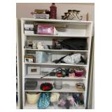 W - 6-SHELF BOOKCASE W/ CONTENTS