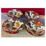 W - MacKENZIE-CHILDS SET OF 4 BOWLS (G61)